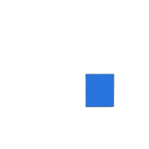 robot, pixel art, blue, monochrome transparent PNG cut-out