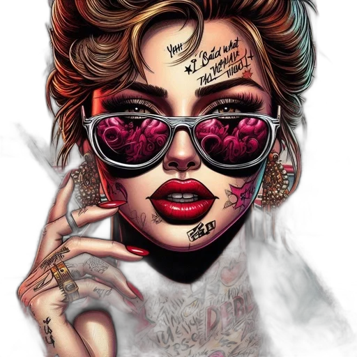 jewelry, comic book art, photorealistic, cartoon transparent PNG cut-out