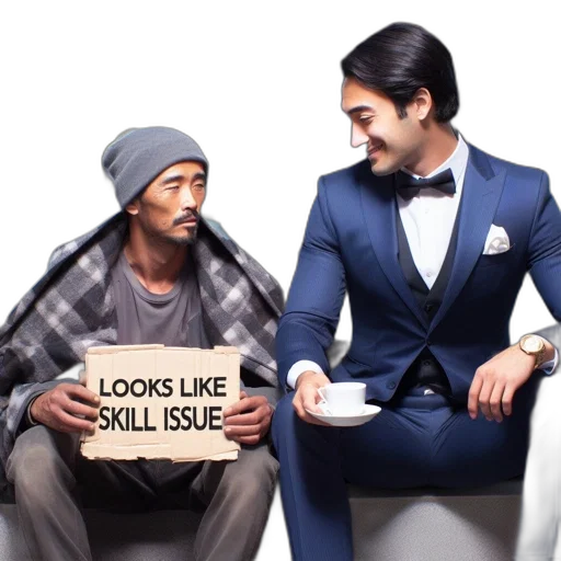 photorealistic, two, men, converse transparent PNG cut-out