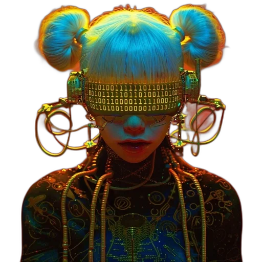 mask, robot, face, jewelry transparent PNG cut-out