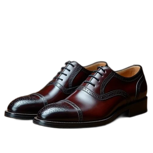 shoes, photorealistic, male, oxfords transparent PNG cut-out