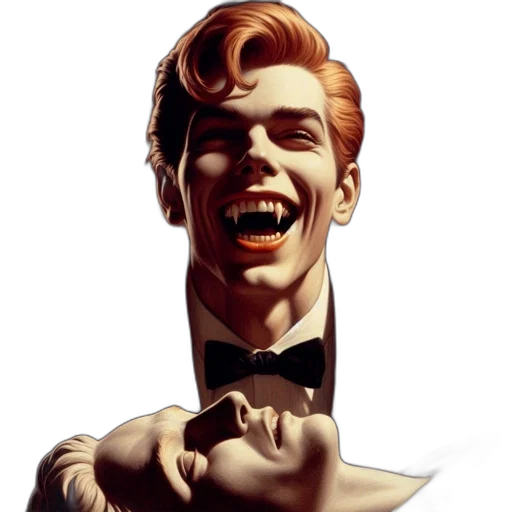 face, staff, mask, comic book art transparent PNG cut-out