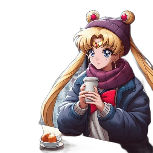 food, hat, pixel art, anime transparent PNG cut-out