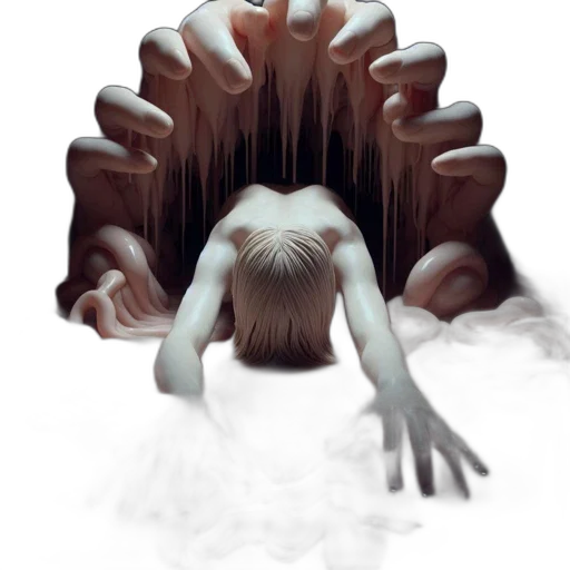 creature, hair, mask, crown transparent PNG cut-out