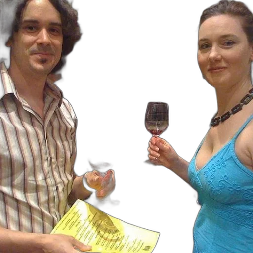 dress, bottle, staff, oil painting transparent PNG cut-out