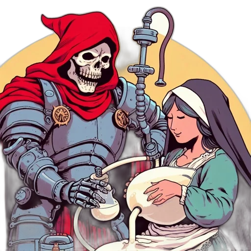 comic book art, concept art, pixel art, fantasy art transparent PNG cut-out