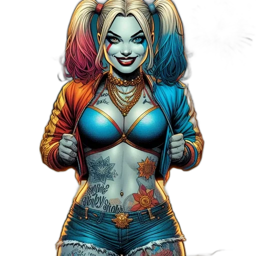comic book art, concept art, cartoon, fantasy art transparent PNG cut-out