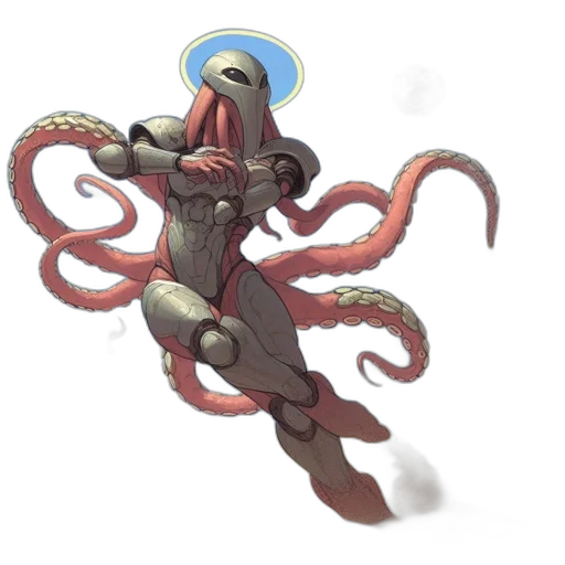 creature, staff, weapon, concept art transparent PNG cut-out