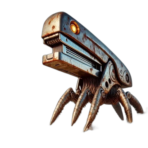 robot, creature, animal, dragon transparent PNG cut-out