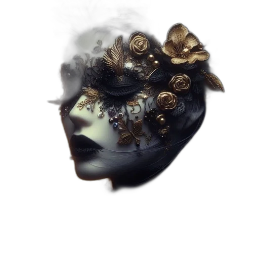 mask, crown, face, hat transparent PNG cut-out
