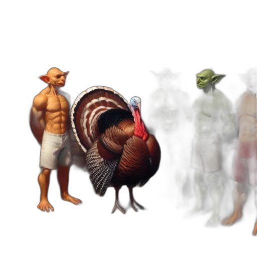 animal, creature, concept art, 3d render transparent PNG cut-out