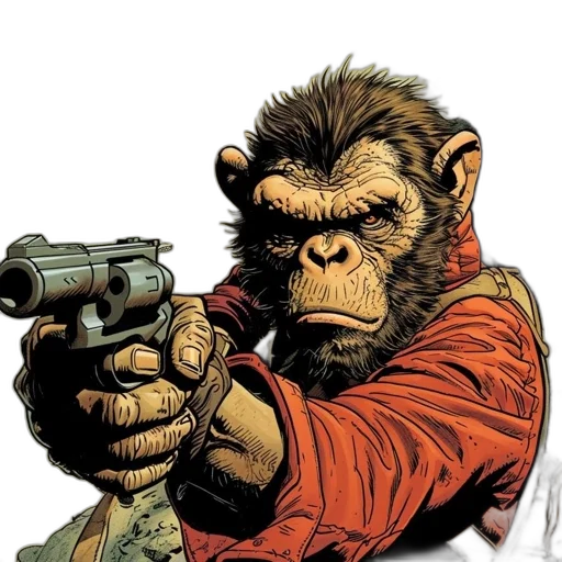 weapon, animal, comic book art, concept art transparent PNG cut-out