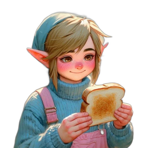 food, face, creature, staff transparent PNG cut-out