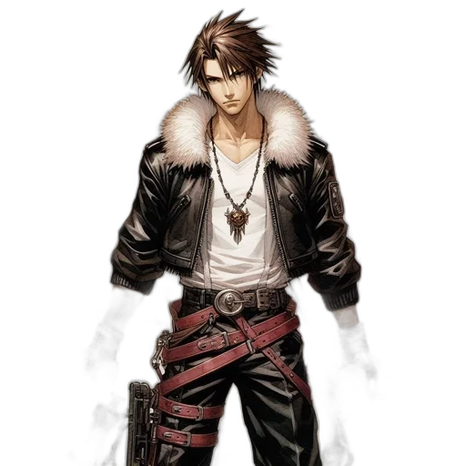 jacket, sword, concept art, fantasy art transparent PNG cut-out