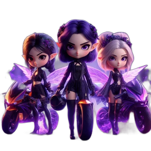 concept art, fantasy art, 3d render, three transparent PNG cut-out