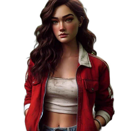 jacket, concept art, fantasy art, photorealistic transparent PNG cut-out