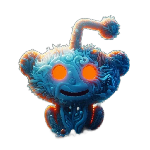 creature, dragon, staff, mask transparent PNG cut-out