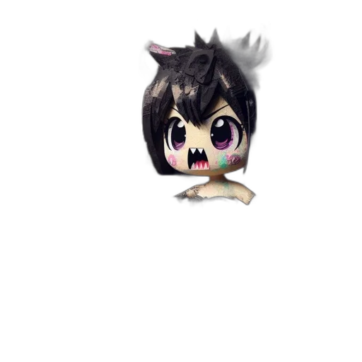 creature, staff, mask, dragon transparent PNG cut-out