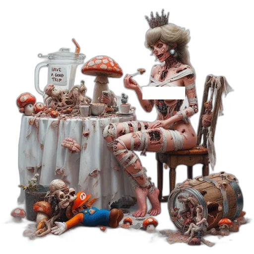 furniture, food, robot, concept art transparent PNG cut-out