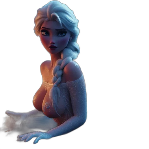 dress, concept art, 3d render, fantasy art transparent PNG cut-out