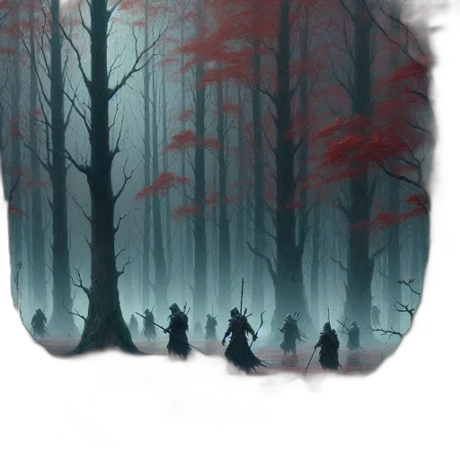 concept art, fantasy art, watercolor, pixel art transparent PNG cut-out
