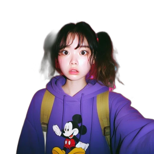 jacket, creature, face, staff transparent PNG cut-out