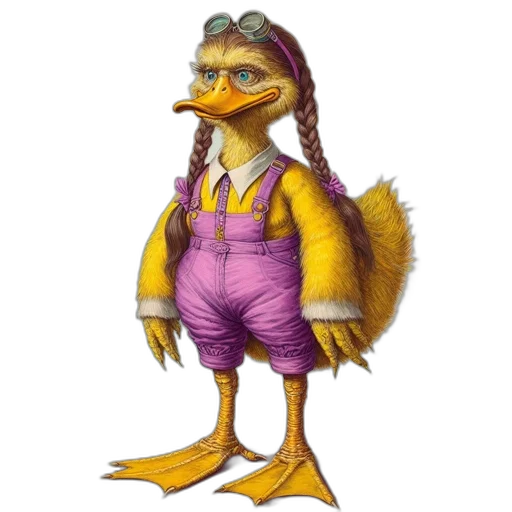animal, creature, concept art, 3d render transparent PNG cut-out