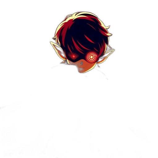 hair, face, crown, mask transparent PNG cut-out