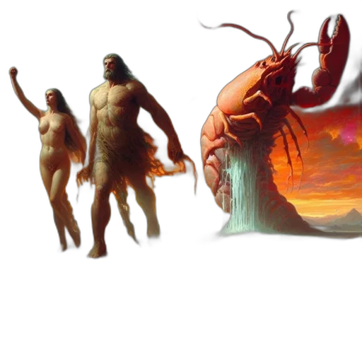 creature, concept art, fantasy art, pixel art transparent PNG cut-out
