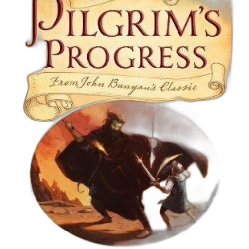 cover, pilgrim, progress, features transparent PNG cut-out