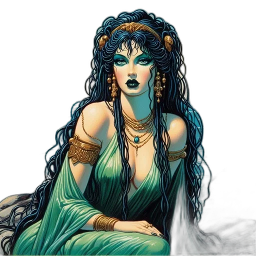 jewelry, fantasy art, comic book art, concept art transparent PNG cut-out