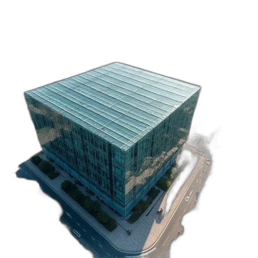 building, 3d render, photorealistic, concept art transparent PNG cut-out