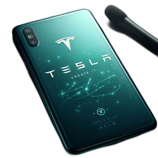 robot, cyberpunk, concept art, tesla-branded transparent PNG cut-out