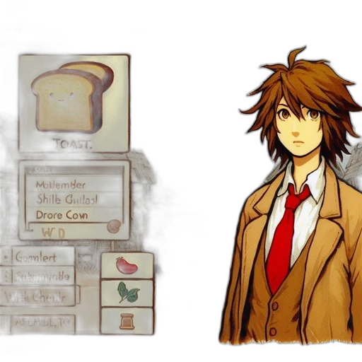 food, jacket, concept art, pixel art transparent PNG cut-out