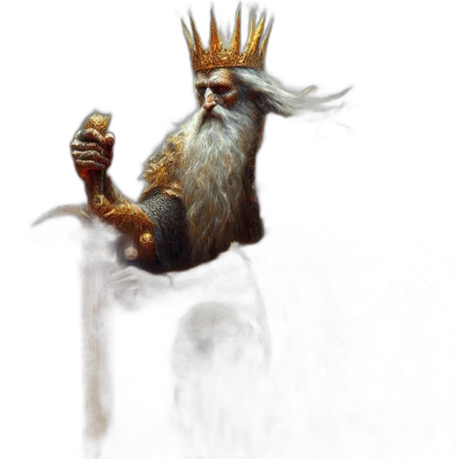 staff, dragon, creature, crown transparent PNG cut-out