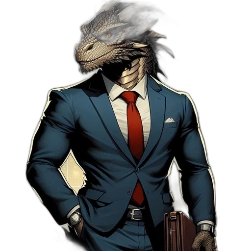 mask, hat, dragon, jacket transparent PNG cut-out