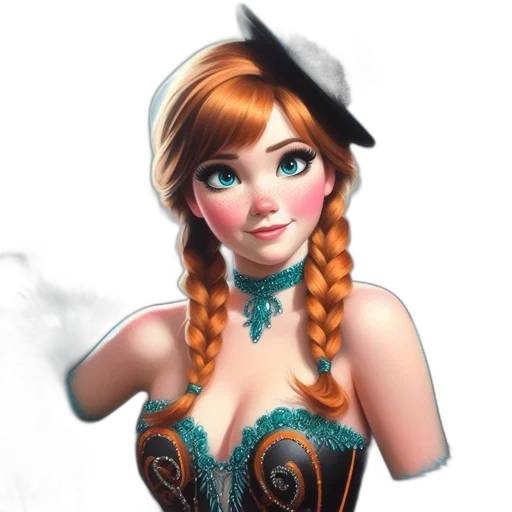 dress, staff, face, fantasy art transparent PNG cut-out