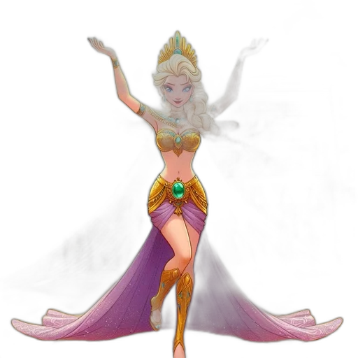 staff, crown, dress, concept art transparent PNG cut-out