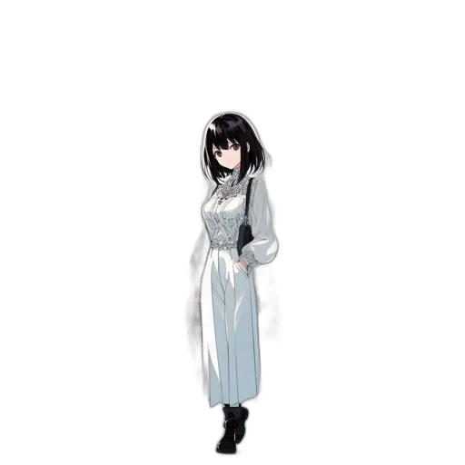 dress, staff, jacket, robot transparent PNG cut-out