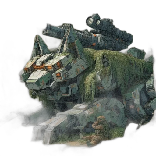 weapon, robot, dragon, concept art transparent PNG cut-out