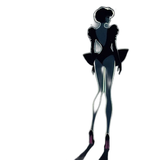 robot, creature, dress, staff transparent PNG cut-out