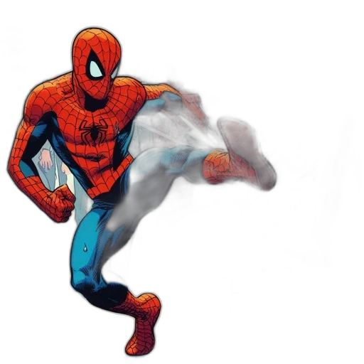 mask, jacket, weapon, comic book art transparent PNG cut-out