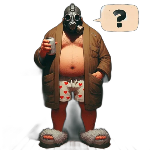 jacket, mask, creature, animal transparent PNG cut-out