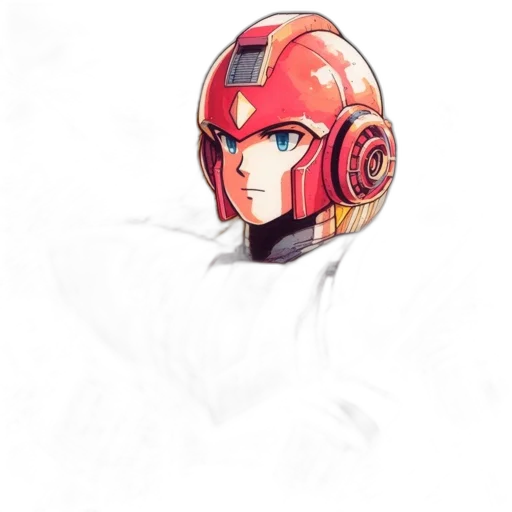 robot, mask, face, watercolor transparent PNG cut-out