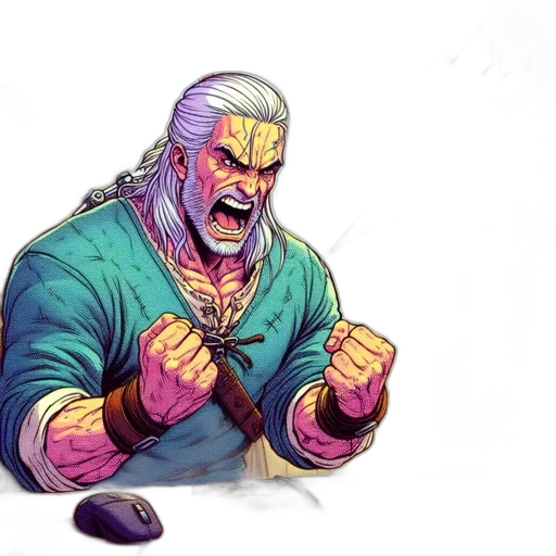 jacket, staff, weapon, creature transparent PNG cut-out