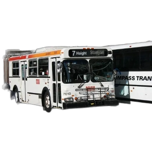 3d render, photorealistic, white, bus transparent PNG cut-out