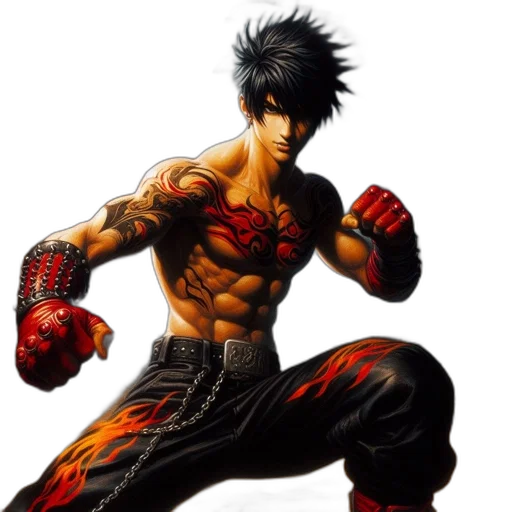 concept art, pixel art, comic book art, anime transparent PNG cut-out