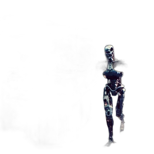 robot, creature, staff, animal transparent PNG cut-out