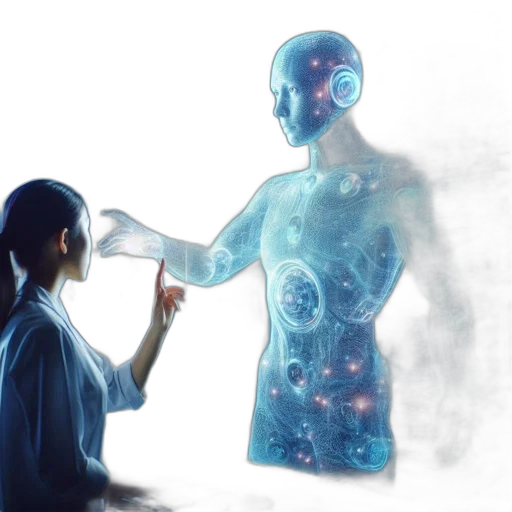robot, concept art, outer space, futuristic transparent PNG cut-out