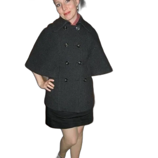 jacket, dress, staff, hat transparent PNG cut-out